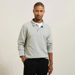 Store Polo in piquéstof met lange mouwen en relax snit Polo