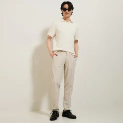 Cheap Polo in textuurstof met korte mouwen en resortkraa Polo