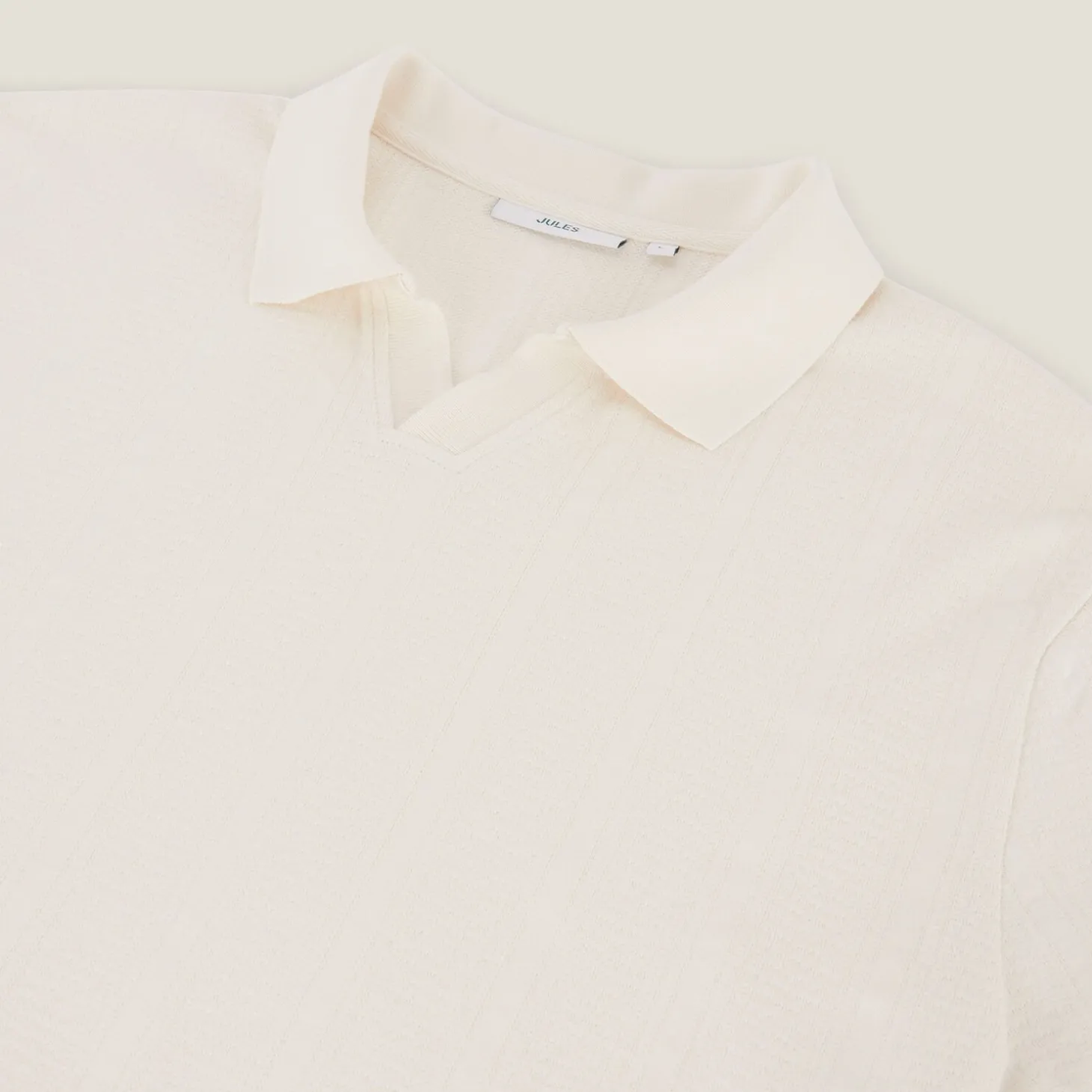 Cheap Polo in textuurstof met korte mouwen en resortkraa Polo