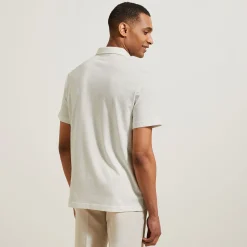 Discount Polo in tricot met korte mouwen, print en Italiaan Polo