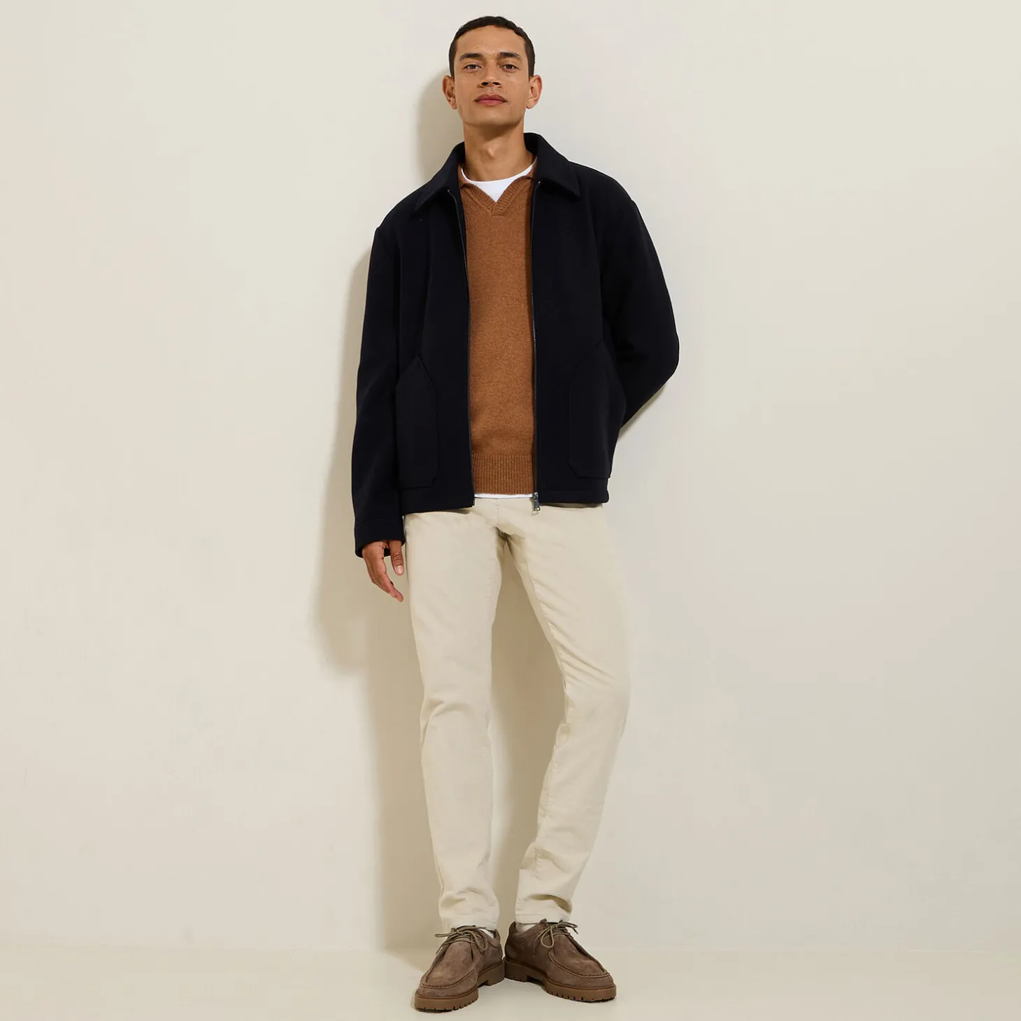 Shop Polo in tricot met resortkraag Trui