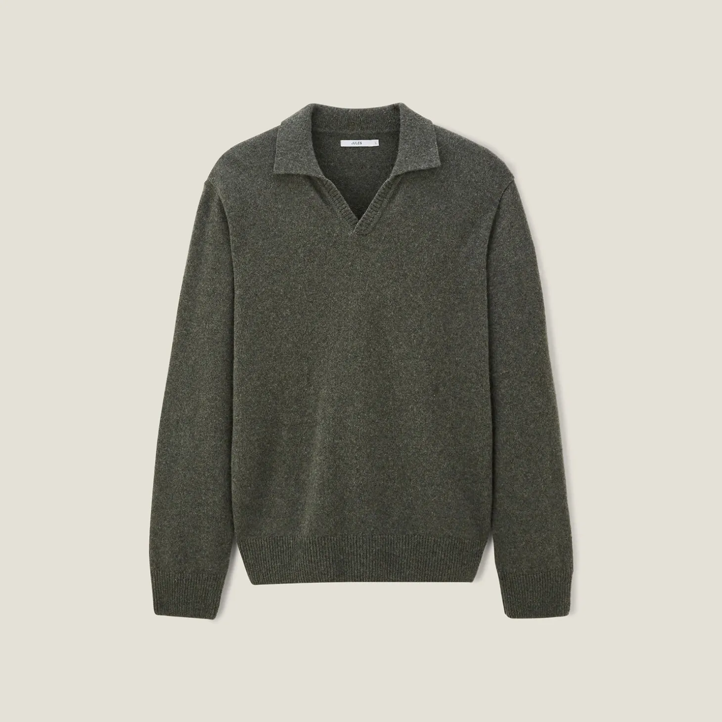 Discount Polo in tricot met resortkraag Trui