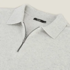 New Polo in tricot met ritskraag Trui