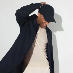 Store Polo met knoopkraag in merinoswol Trui