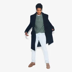 Best Polo met knopen in textuurstof Trui