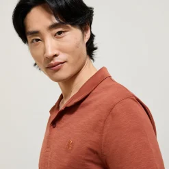 Cheap Polo met korte mouwen, borduursel op de borst en h Polo