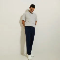 Shop Polo met korte mouwen en borstprint Polo