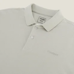 Shop Polo met korte mouwen en borstprint Polo