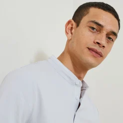 Best Sale Polo met korte mouwen en mao-kraag in piquékatoen Polo