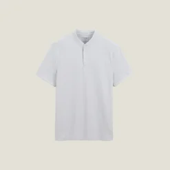 Best Sale Polo met korte mouwen en mao-kraag in piquékatoen Polo