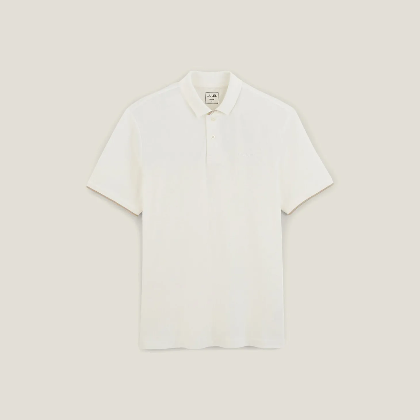 Store Polo met korte mouwen en borstprint Polo