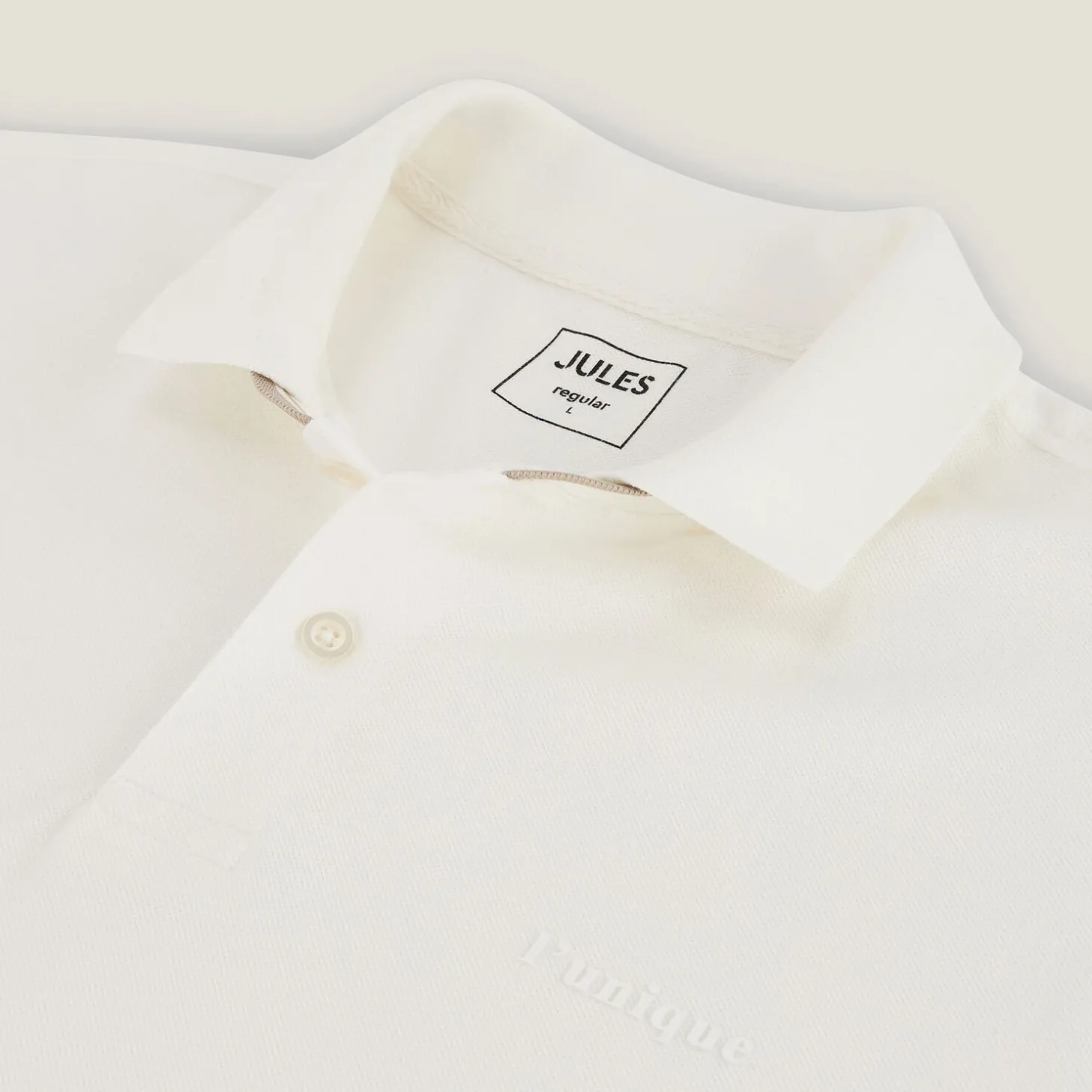 Store Polo met korte mouwen en borstprint Polo