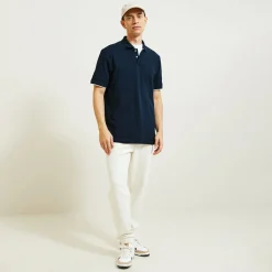 Cheap Polo met korte mouwen en borstprint Polo