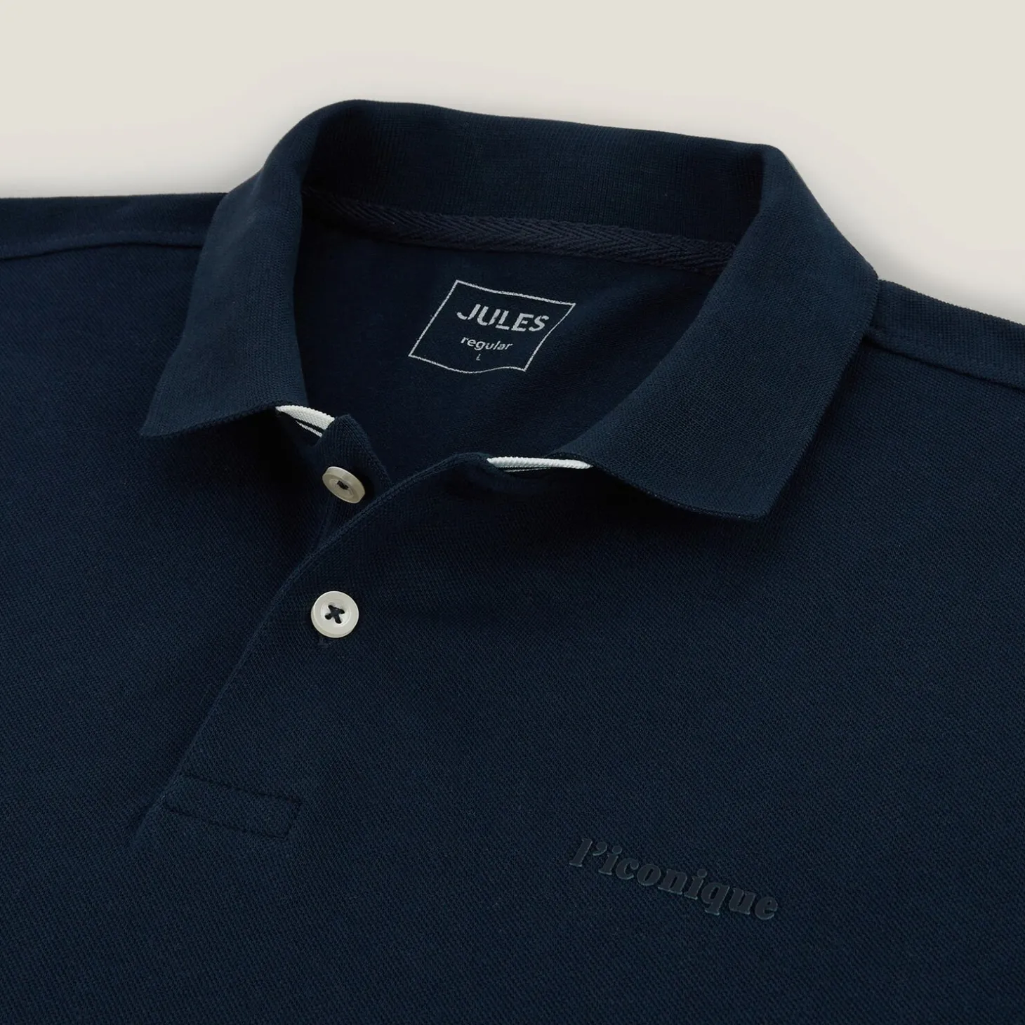 Cheap Polo met korte mouwen en borstprint Polo