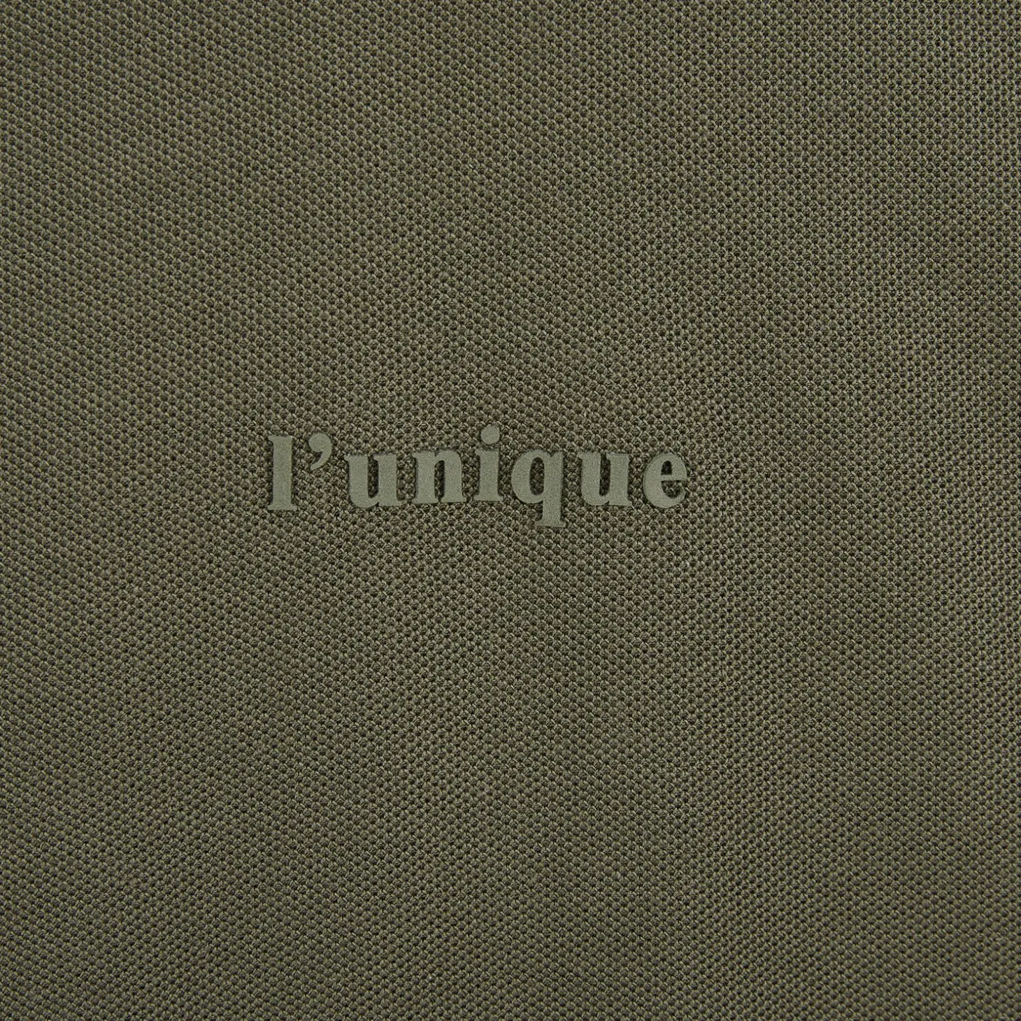 Online Polo met korte mouwen en borstprint Polo