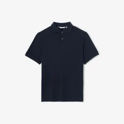 Sale Polo met korte mouwen, visgraatmotief en Italiaans Polo