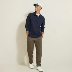 Hot Polo met lange mouwen en relax snit Polo