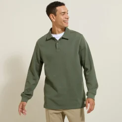 Sale Polo met lange mouwen en relax snit Polo