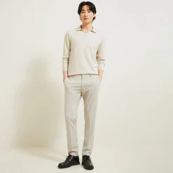 Outlet Polotrui resortkraag, lange mouwen Trui