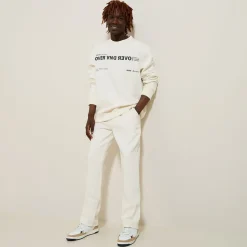 Hot Rechte jogging in fleece Joggingbroek|Broek Chino