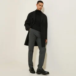 Hot Regular broek met pied-de-puce-motief Broek