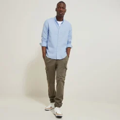 Shop Regular effen hemd in biokatoen Formele Overhemden|Overhemd