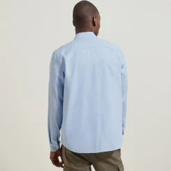 Shop Regular effen hemd in biokatoen Formele Overhemden|Overhemd