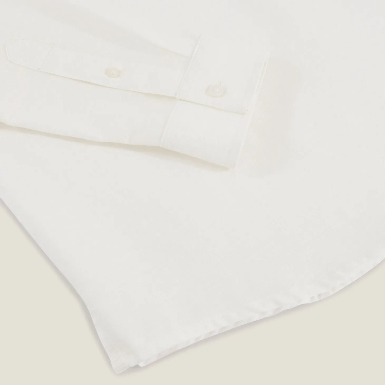 Outlet Regular effen hemd in gerecycled getextureerd kato Overhemd