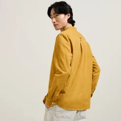 Best Sale Regular effen hemd in gerecycled getextureerd kato Overhemd