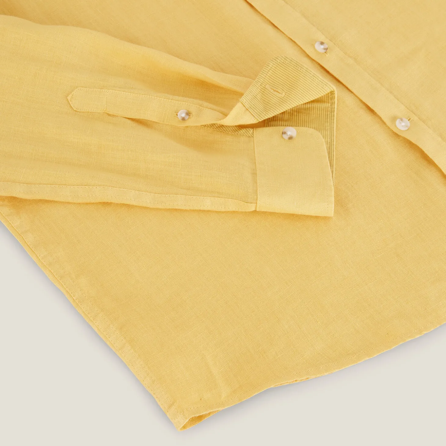 Store Regular effen hemd in linnen Overhemd