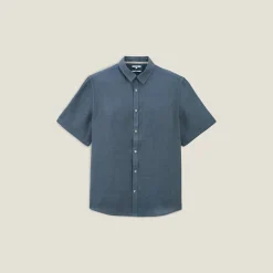 Best Sale Regular effen hemdje in linnen Overhemd