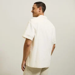 Shop Regular effen hemdje met ajourborduursel Overhemd