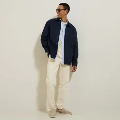 Discount Regular gestreept hemd in katoen Formele Overhemden|Overhemd