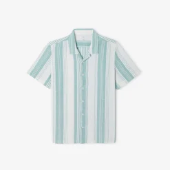 Cheap Regular gestreept hemdje in geweven katoen Overhemd