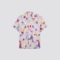 New Regular hawaïhemdje met print in ecovero viscose Overhemd