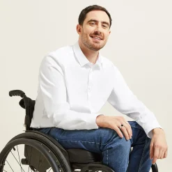 Flash Sale Regular hemd voor personen met beperkte mobiliteit Formele Overhemden|Overhemd