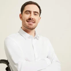 Flash Sale Regular hemd voor personen met beperkte mobiliteit Formele Overhemden|Overhemd