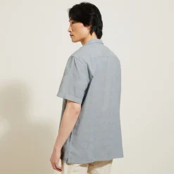 Shop Regular, katoenen hemdje met geborduurd motief Overhemd