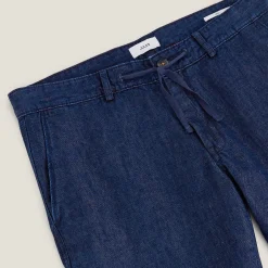 Store Relax jeans met linnen Jeans Tapered|Jeans
