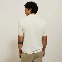 Flash Sale Relax polo in textuurstof met korte mouwen en polo Polo