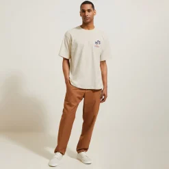 Fashion Relax T-shirt met print op voor-en achterkant T-shirt