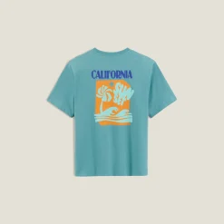 Clearance Relax T-shirt met print op voor-en achterkant T-shirt