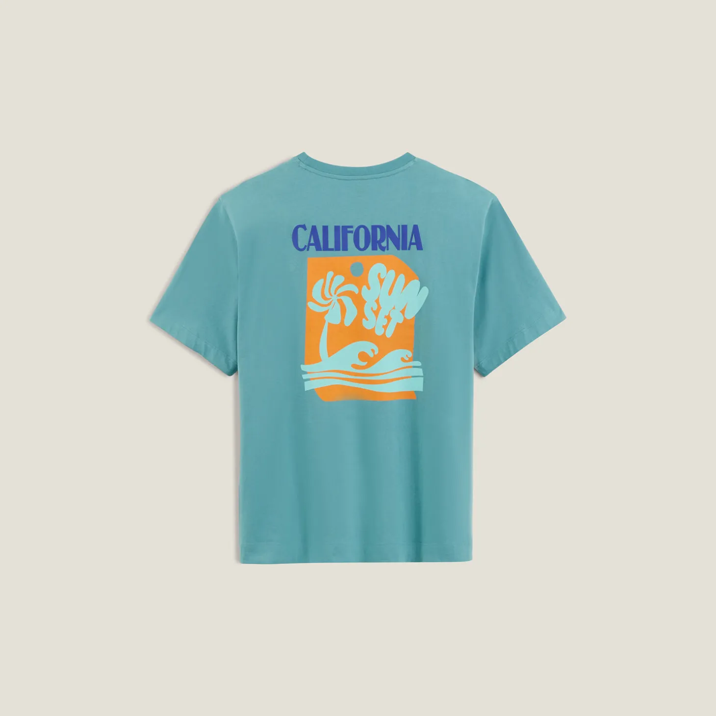 Clearance Relax T-shirt met print op voor-en achterkant T-shirt