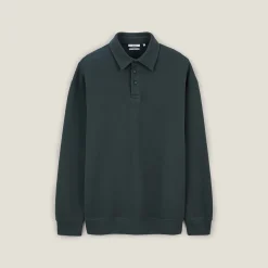 Discount Relaxed effen sweater met polokraag Sweater