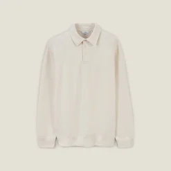 Best Relaxed effen sweater met polokraag Sweater