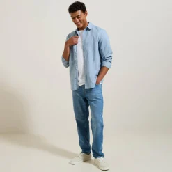 Fashion Relaxte jeans, 3 lengtes, in gerecycled katoen Jeans Tapered|Jeans Slim