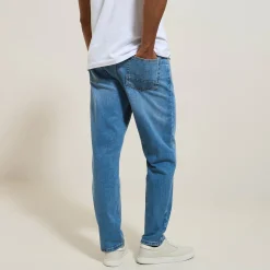 Fashion Relaxte jeans, 3 lengtes, in gerecycled katoen Jeans Tapered|Jeans Slim