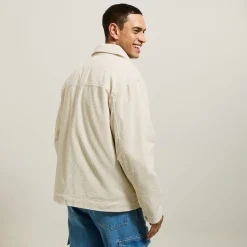 New Ribfluwelen jack hemdskraag Mantel & Jack