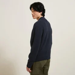 New Ribstof gilet-vestje met knopen Heren Gebreide Vesten Heren|Trui