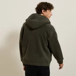 Discount Sherpa sweater met kap Sweater